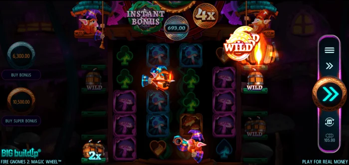 Fire Gnomes 2 Magic Wheel – sümbolite tabel